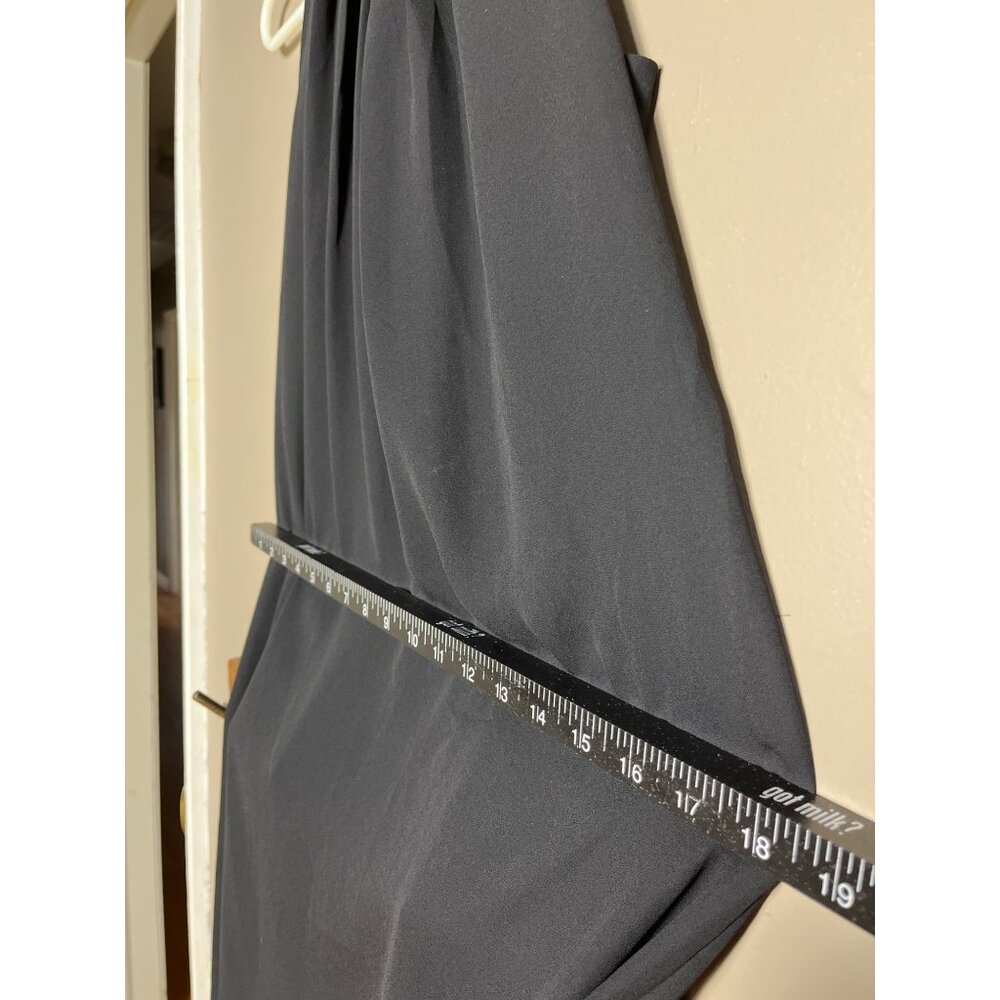 Swing Dress Black Shift LBD Lined H&M Chic Audrey Class Elegant Feminine Women 6 - Picture 9 of 9